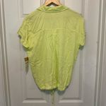 Seven7 NWT  Jeans Drawstring Waist Camp Shirt Photo 1