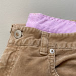 Lands' End  Corduroy Tan Flare Boot Cut Slim Low Rise Pants Photo 8