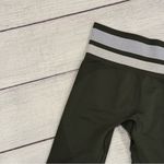 Senita Athletics Green Seamless Striped Waist High Rise Active Leggings Size S Photo 12