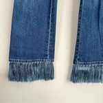 Stella McCartney  Fringe Hem Kick Flare Jeans Size 26 Stretch Mid Rise Photo 6