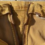 Free People Yellow Gold Denim Mini Skirt Size 0 Photo 3