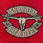 VTG Asphalt Cowgirl Womens Shirt Red Black Cropped Button Up Long Sleeve Small Photo 9