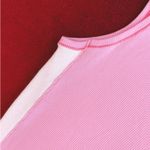 SKIMS  cotton rib tank in bubble gum pink size XL Photo 4