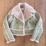 Urban Outfitters Chloe Faux Shearling Cropped Jacket Photo 3