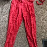 Forever 21 F21 Linen paper bag pants Sz S Photo 0