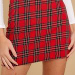 Red Dress Boutique Plaid Red Skirt Photo 0