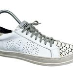 P448 John Sneaker Womens 38/ US 7.5-8 Perforated Leather Low Top Casual Shoes Photo 0