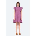 NWT Sea New York Flutter Sleeve Steph Tunic Dress Tiered‎ Ruffle Purple Crocus M Size M Photo 1