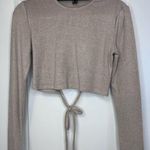 Forever 21 NWOT long sleeve with open back Photo 0