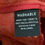 Sharagano  Red Cuffed Capri Pants Size 4 Photo 6