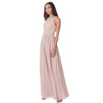 Azazie Chic Collin Bridesmaid Dress Plus Size Size C Waist 22 Steel Blue Photo 3