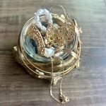 Mystery Jewelry Jar! Gold Tones, Boho Woodsy Inspired Jar, All Wearable! Photo 2