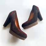 Anthropologie Holding Horses Brown Suede Pump Heel Moccasin Whip Stitch … Photo 0