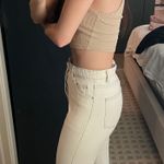 Adika White Straight Leg Jeans Photo 6