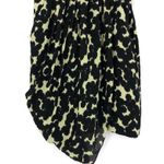 ALC Frank A.L.C. Silk Mini Dress Black Light Green 6 Photo 3