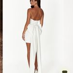 Meshki Meredith Strapless Bow Mini Dress - White Photo 1