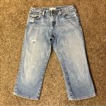 BKE Denim Capris Womens 30 Used Wendi BKL736 Some Wear Photo 2