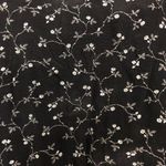 Laura Ashley Vintage Black Floral Midi Skirt Photo 3