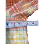 Land’s End Button Up Long Sleeve Spring Colors Orange Yellow Plaid Shirt 2x Photo 10