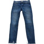 Hudson  Jeans‎ Womens 26 Blue Krista Super Skinny Denim Raw Hem Cotton Photo 1