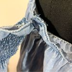 BLANK NYC Denim Dress Off Shoulder Sleeve Cuffs Photo 6