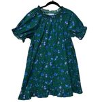 Hill House Green The Katherine Nap Floral Space Poplin Mini Dress Size Small Photo 2