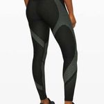 Lululemon Mapped Out High Rise Tight 28" Women's Size 10 Black Glacier Gray Photo 0