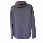Apana Sweatshirt Women Medium Purple Long Sleeve pullover cowl neck high low hem Photo 1
