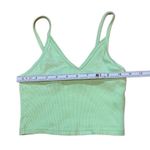 Aritzia TNA neon green crop tank top sz XS Photo 4