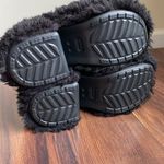 Crocs Siren Doodle Platform Chunky Heel Fuzzy Faux Fur Slides M9/W11 Shaggy Clog Photo 5