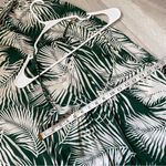 Mikoh  Hamptons Dress palm leaf print maxi womens Green (large) beach vacation Photo 2