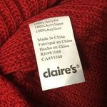 NWT Claire’s Beanie Red Photo 1