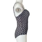 Old Navy black floral one piece swimsuit adjustable straps summer swimwear Photo 2