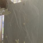 FINAL MARKDOWN Elegant Lace vintage Bridal Veil White Photo 3