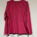 Woman’s Hind Long Sleeve Crew Neck Pink Active Wear Top Xl Photo 0