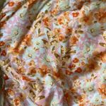 Kona Sol  One Piece Swimsuit Floral Pink Orange Lightly Padded Ruched Size L Photo 3