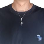 Star Pendant Necklace for Men Women Streetwear Hip Hop Punk Unisex Necklace Silver Photo 5