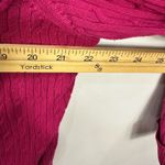 Talbots Cardigan Sweater XL Pink Cable Knit 100% Pima Cotton Preppy Classic Photo 4