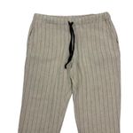 Common Sense Pants XS Tan Striped Pull On‎ Relaxed Minimalist Boho Street Photo 1