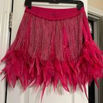 Au Darling Feather Skirt Pink Size M Photo 1