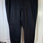 Lane Bryant  Black Faux Leather Zipper Ankle Crop Pants Size 18 20‎ Photo 0