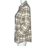Royal Robbins Shirt Womens Large Green Purple Plaid Thermotech Flannel Heritage Photo 2