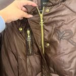 Rocawear  2000s Women's Brown Roc Out Puffer Jacket Y2K Full Zip Small Photo 2