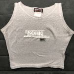 School of Hard Knocks Crop Tank Top Gray Size XS Photo 0