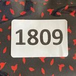 Banana Republic Navy Red Hearts Novelty Print Short Sleeves Crewneck Flowy Light Photo 10