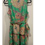 Banjanan Eliza In Rose Garden Island Green Print Maxi Dress Photo 6