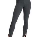 Athleta Aura Split Pant Powervita Ultra High Rise UPF 50+ CoolMax Black Olive M Photo 0