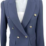Club Monaco NEW Jowdie Blue Double Breasted Notch Collar Jacket Coat Blazer 4 Photo 2