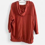 Free People Intimately Early Night Thermal Hoodie – Burnt Orange Cozycore Medium Photo 5