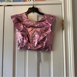 Koch NWT  Cecilia Top in Pink Paradise Metallic Size Medium Photo 2